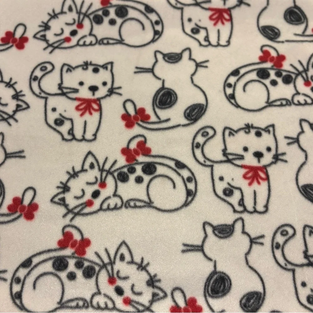 Baby Cat Blanket Double Fleece Size 18x20”